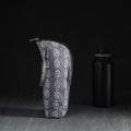 Grey Handmade Cotton 1L Water Bottle Cover