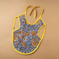 Buy Grey Handmade Cotton Baby Bib