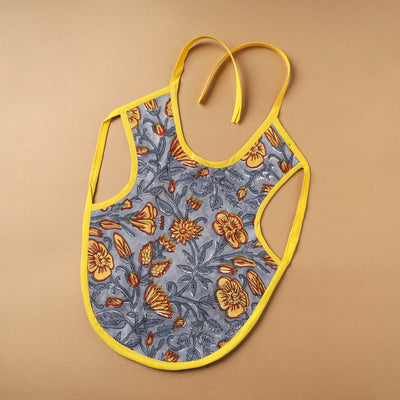 Buy Grey Handmade Cotton Baby Bib