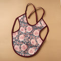 Buy Grey Handmade Cotton Baby Bib