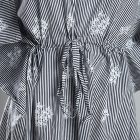 Buy Handmade Cotton Fabric Kaftan with Tie-Up Waist l iTokri.com