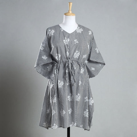 Buy Handmade Cotton Fabric Kaftan with Tie-Up Waist l iTokri.com