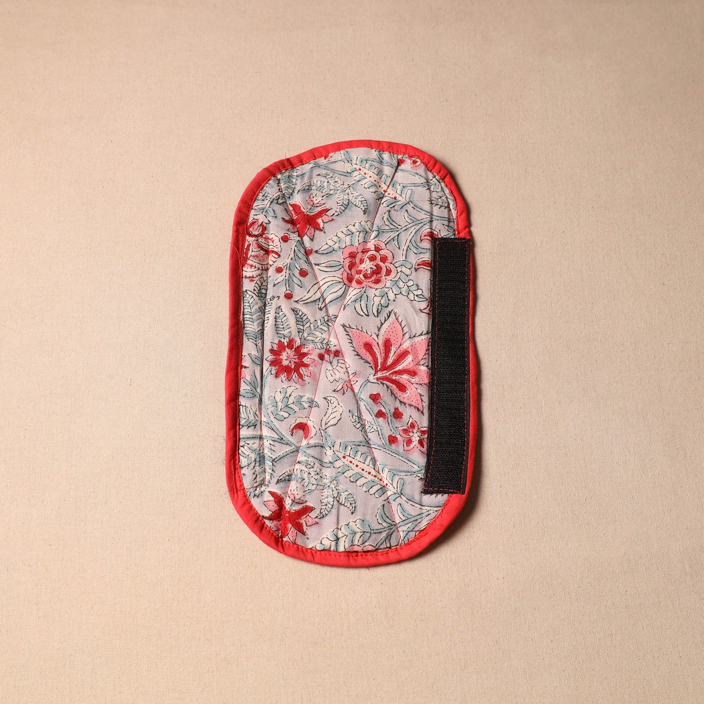 Grey - handmade cotton fridge handle cover 15 - handcrafted