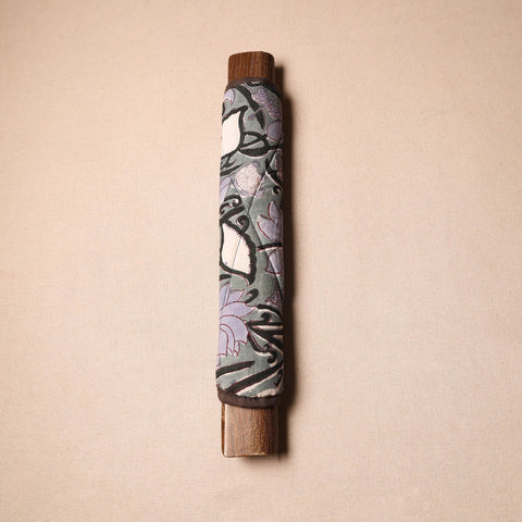 Buy Handmade Cotton Grey Fridge Handle Cover