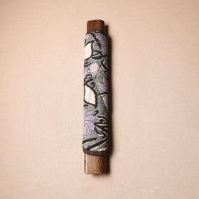 Buy Handmade Cotton Grey Fridge Handle Cover