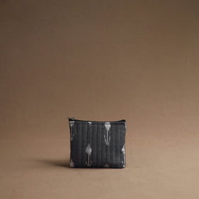 Grey - handmade cotton multipurpose utility pouches (set