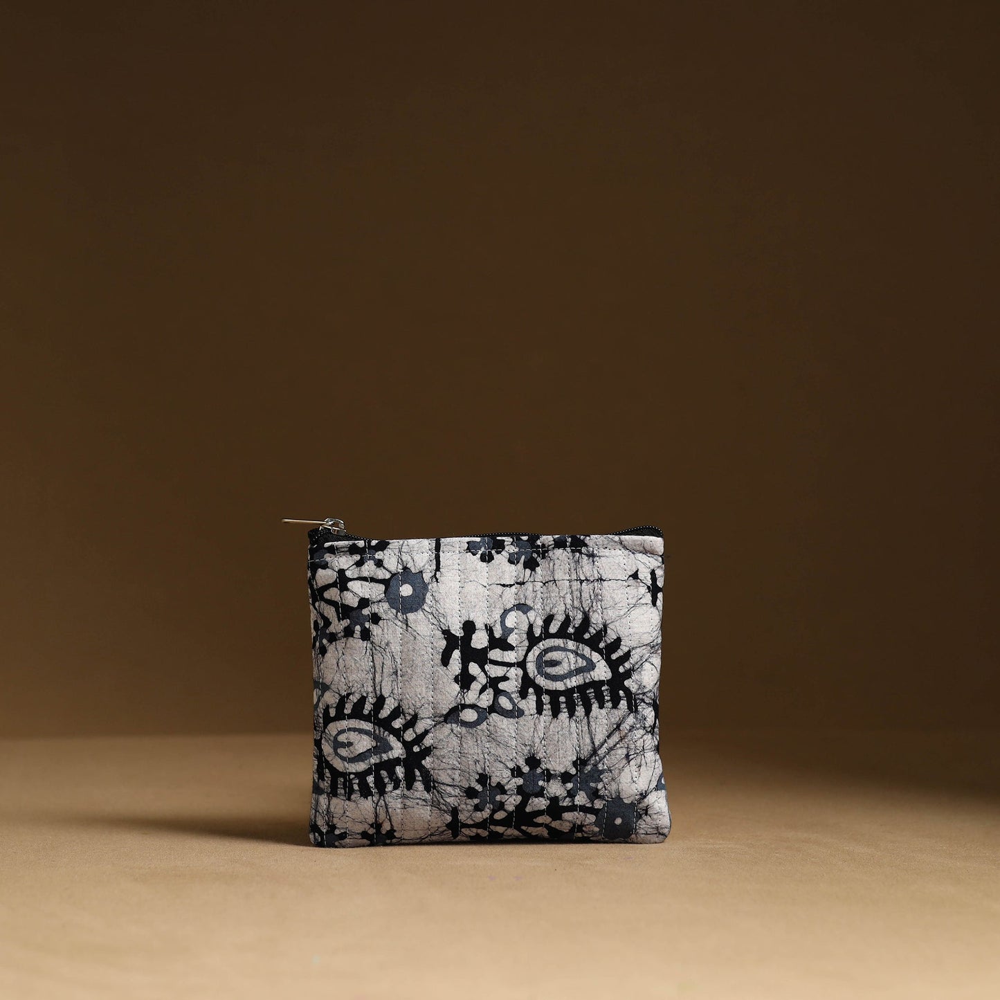 Grey - handmade cotton multipurpose utility pouches (set