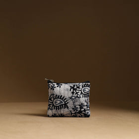 Grey - handmade cotton multipurpose utility pouches (set