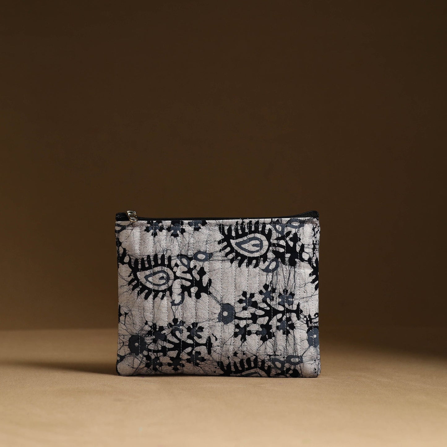 Grey - handmade cotton multipurpose utility pouches (set