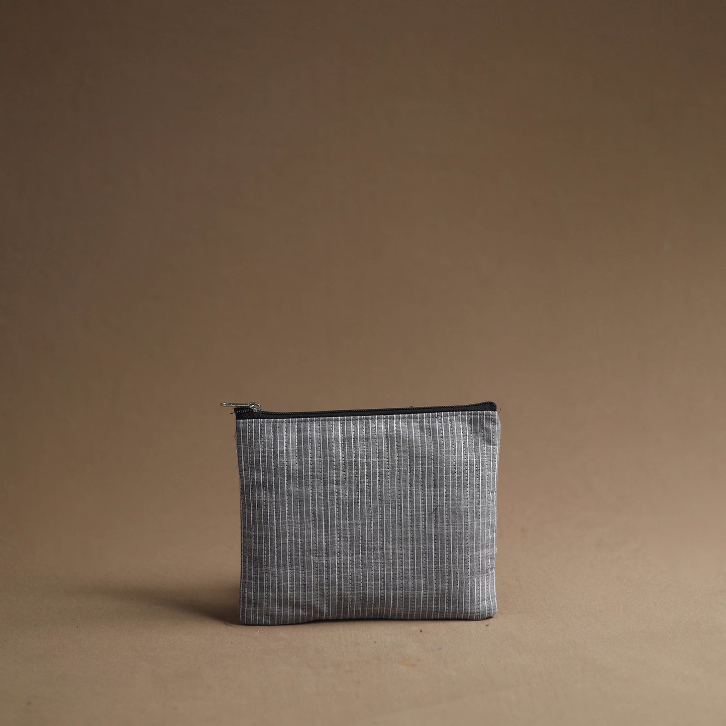 Grey - handmade cotton multipurpose utility pouches (set