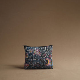 Grey - handmade cotton multipurpose utility pouches (set