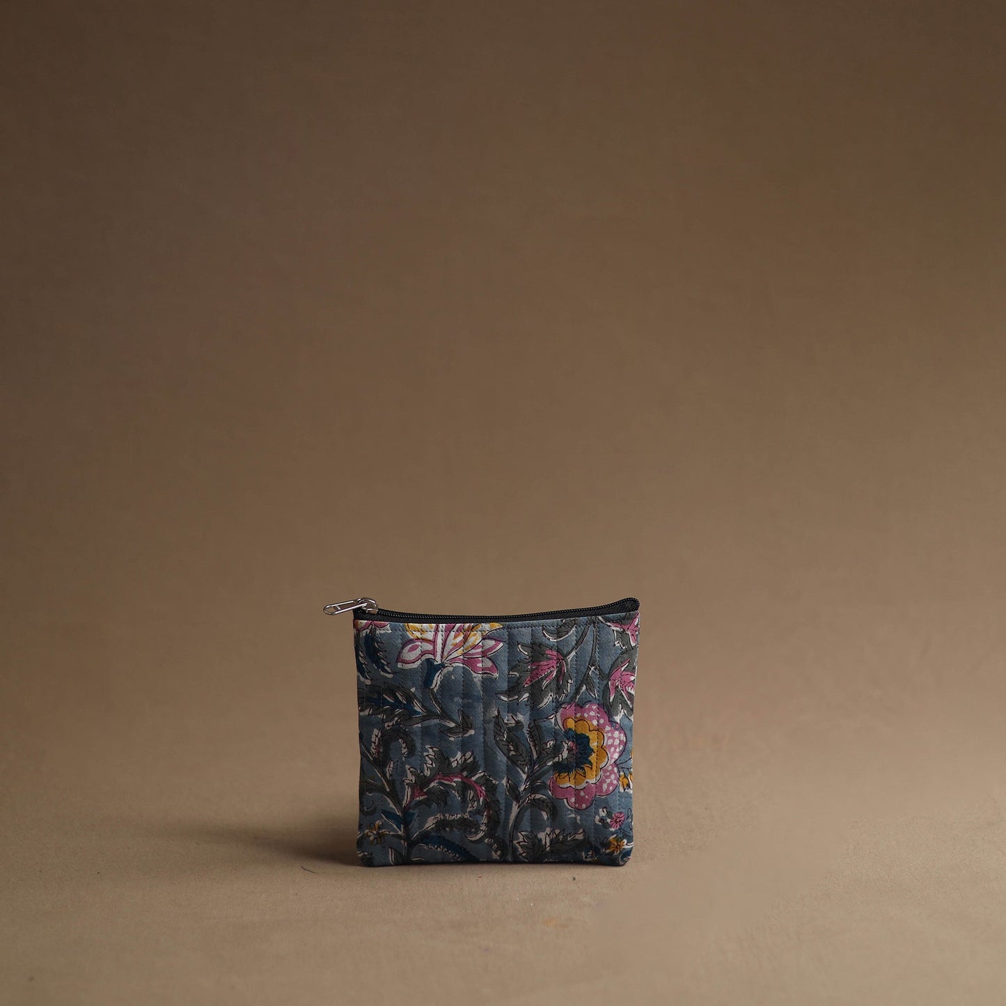 Grey - handmade cotton multipurpose utility pouches (set