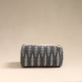 Grey Handmade Cotton Toiletry Bag 