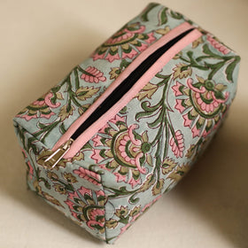  Grey Handmade Cotton Toiletry Bags (Set of 3) 