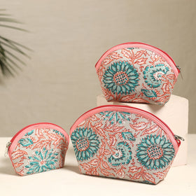 Handmade Cotton Toiletry Bags (Set of 3) 171 