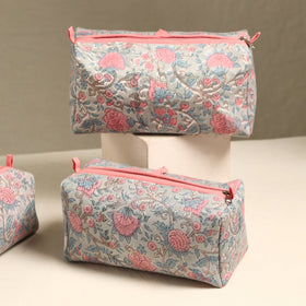  Handmade Cotton Toiletry Bags (Set of 3) 23 