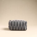  Grey Handmade Cotton Toiletry Pouch 