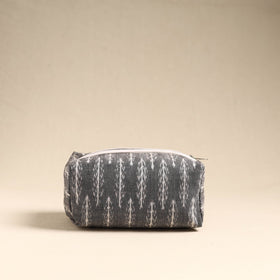  Grey Handmade Cotton Toiletry Pouch 
