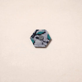 Handmade fabart jute magnet 05 - handcrafted