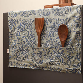 Handmade fridge top cover with multiple pockets 05