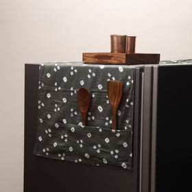 Handmade fridge top cover with multiple pockets 84