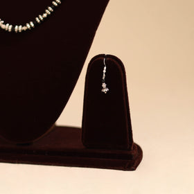 Grey - handmade metal beadwork necklace set 51 - handcrafted