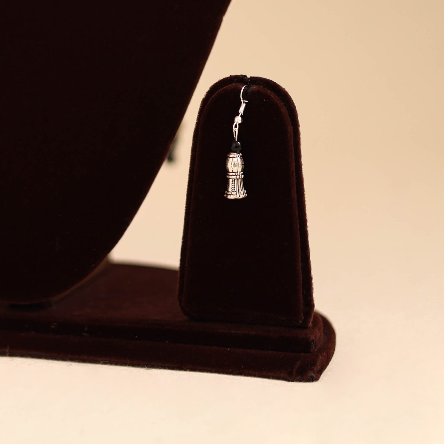 Grey - handmade metal beadwork necklace set 52 - handcrafted