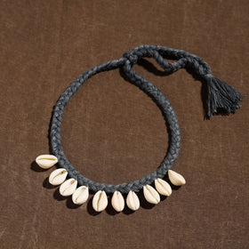 Buy Handmade Thread Braided Shell Necklace