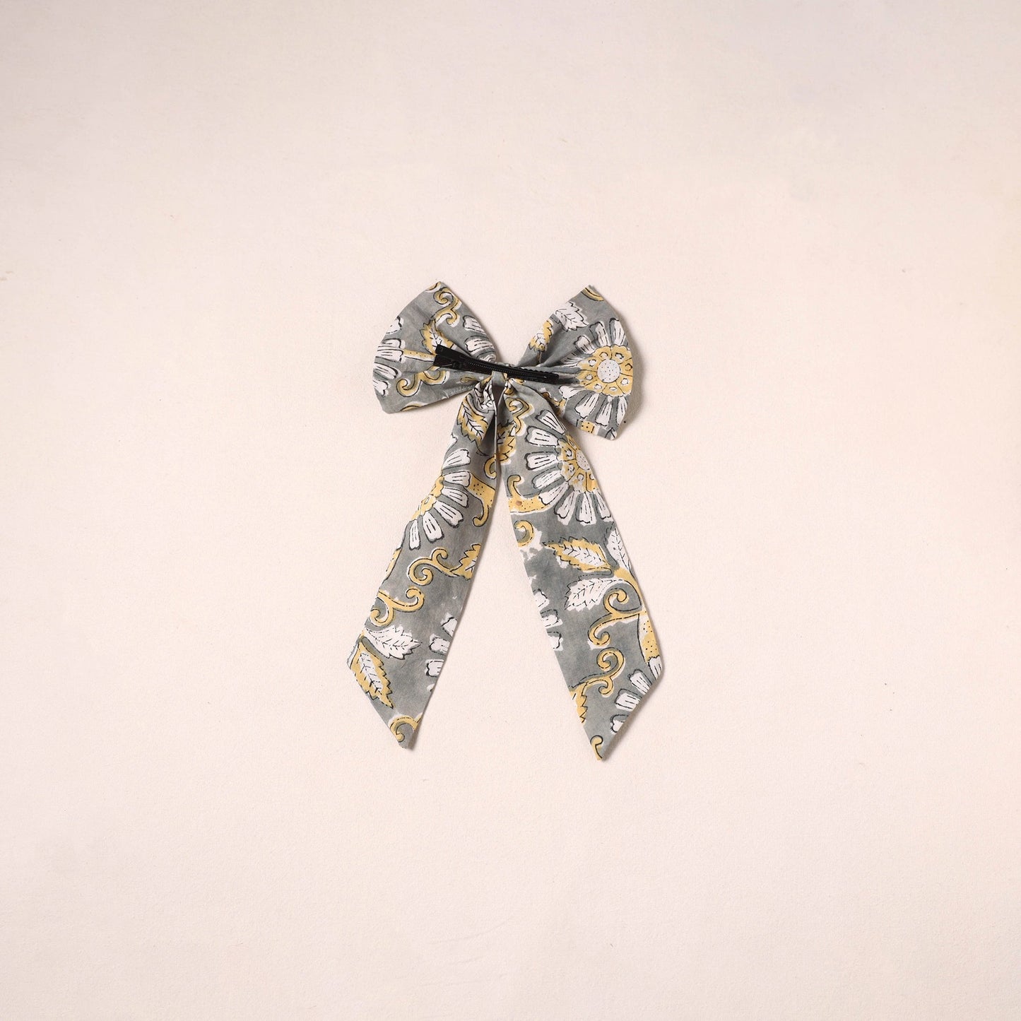 Handmade women’s bow hair clip 25 - handcrafted