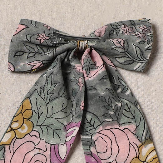 Handmade women’s bow hair clip 57 - handcrafted