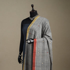 Peach - handspun handloom buti natural dyed cotton