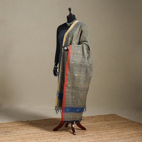 Peach - handspun handloom buti natural dyed cotton