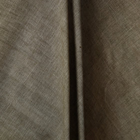 Grey - handspun handloom natural dyed cotton kora plain