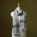 Himalayan handspun handwoven pure pashmina wool stole 17