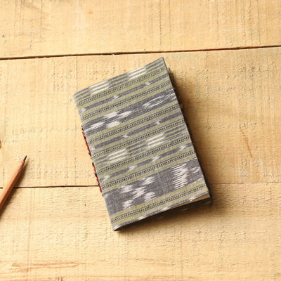  Ikat Fabric Cover Handmade Paper Notebook 