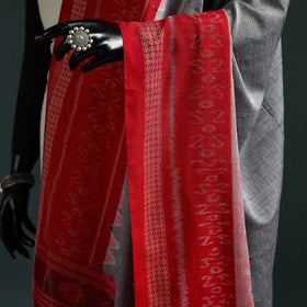 Ikat handloom cotton sambalpuri dupatta 05 - handcrafted