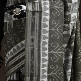 Ikat handloom cotton sambalpuri saree 20 - handcrafted