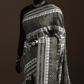 Ikat handloom cotton sambalpuri saree 20 - handcrafted