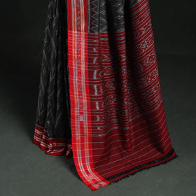 Ikat handloom cotton sambalpuri saree 29 - handcrafted