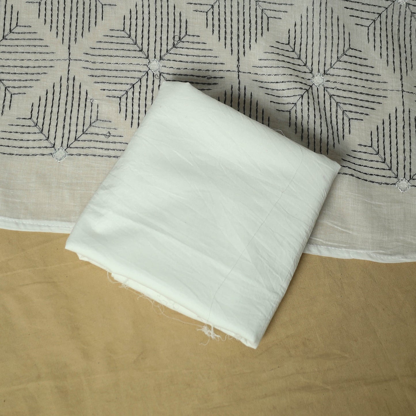 Jacquard cotton 3pc unstitched dress material 82