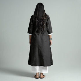 Buy Jacquared Cotton floral Kurta for Women