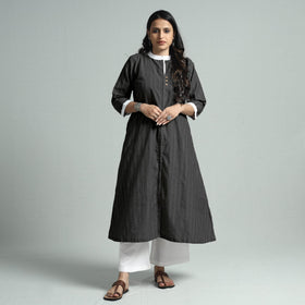 Buy Jacquared Cotton floral Kurta for Women