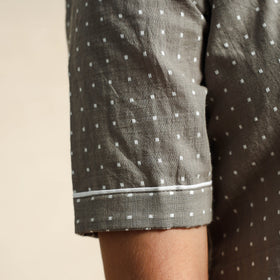 Buy Jacquard Cotton Top & Pyjama Night Suit Set Online at iTokri.com