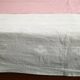 Grey - jacquard patchwork cotton double bed cover