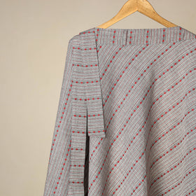 Blue - jacquard weave cotton wrap around skirt 02