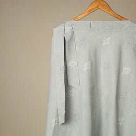 Jacquard weave cotton wrap around skirt 13 - handcrafted