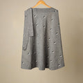 Jacquard weave cotton wrap around skirt 27 - handcrafted