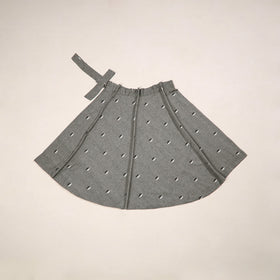Jacquard weave cotton wrap around skirt 27 - handcrafted