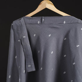 Jacquard weave cotton wrap around skirt 33 - handcrafted