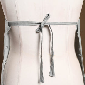  Grey Jacquard Weaving Cotton Apron with Pocket